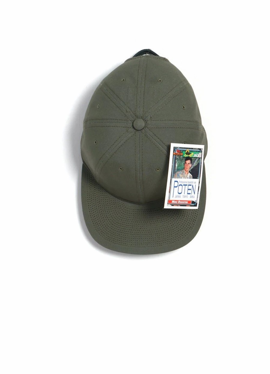 Accessories * | Poten Caps Fujikinbai | Professional Baseball Cap | Olive