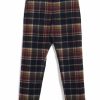 Bottoms * | Hansen Garments Tyge | Wide Cut Cropped Trousers | Multi Colour Check