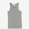 Tops * | Hemen Biarritz Gari | Organic Tank Top | Breton Stripe