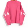 Tops * | Kapital 1966 Fleece | Raglan Mock Neck Sweater | Pink