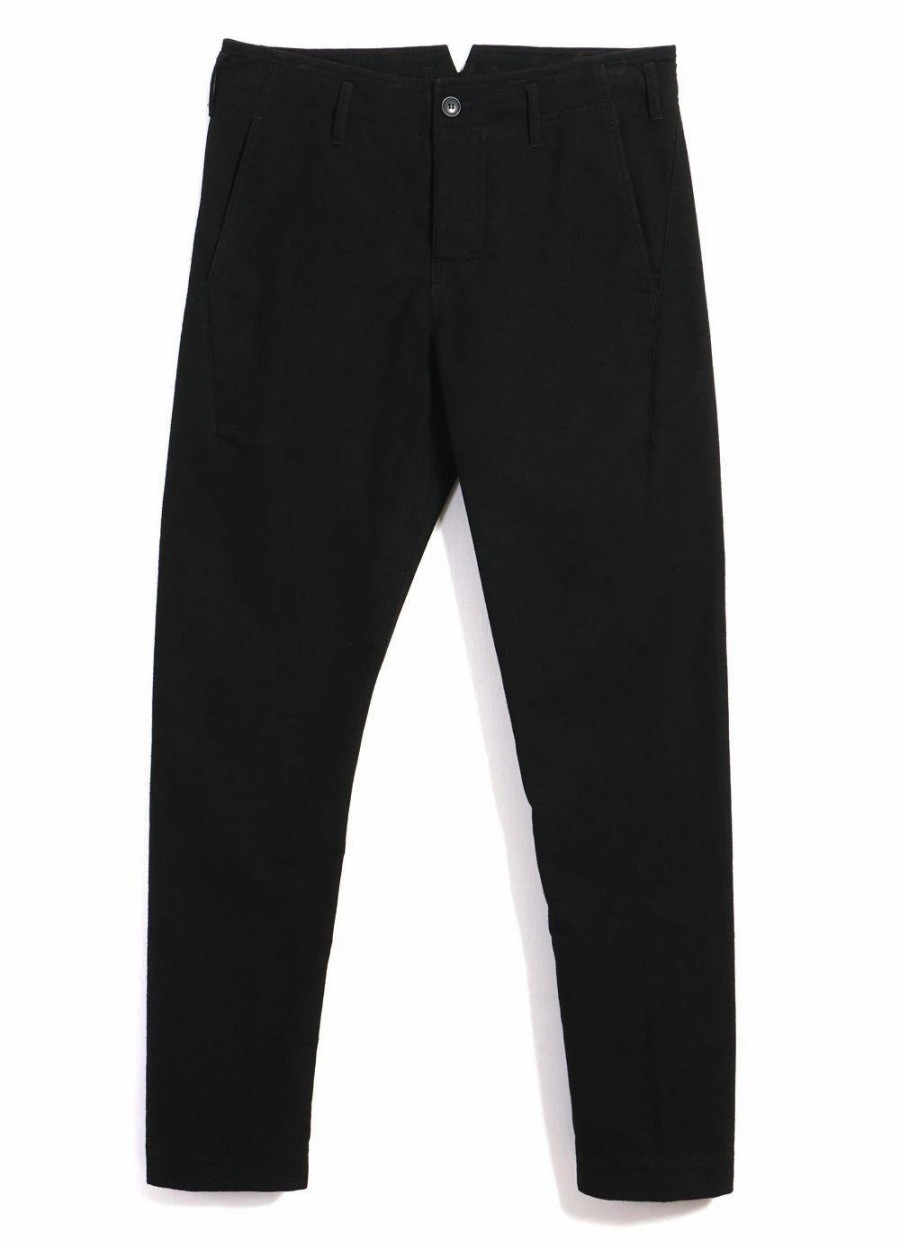 Bottoms * | Hansen Garments Svenning | Slim Fit Trousers | Black