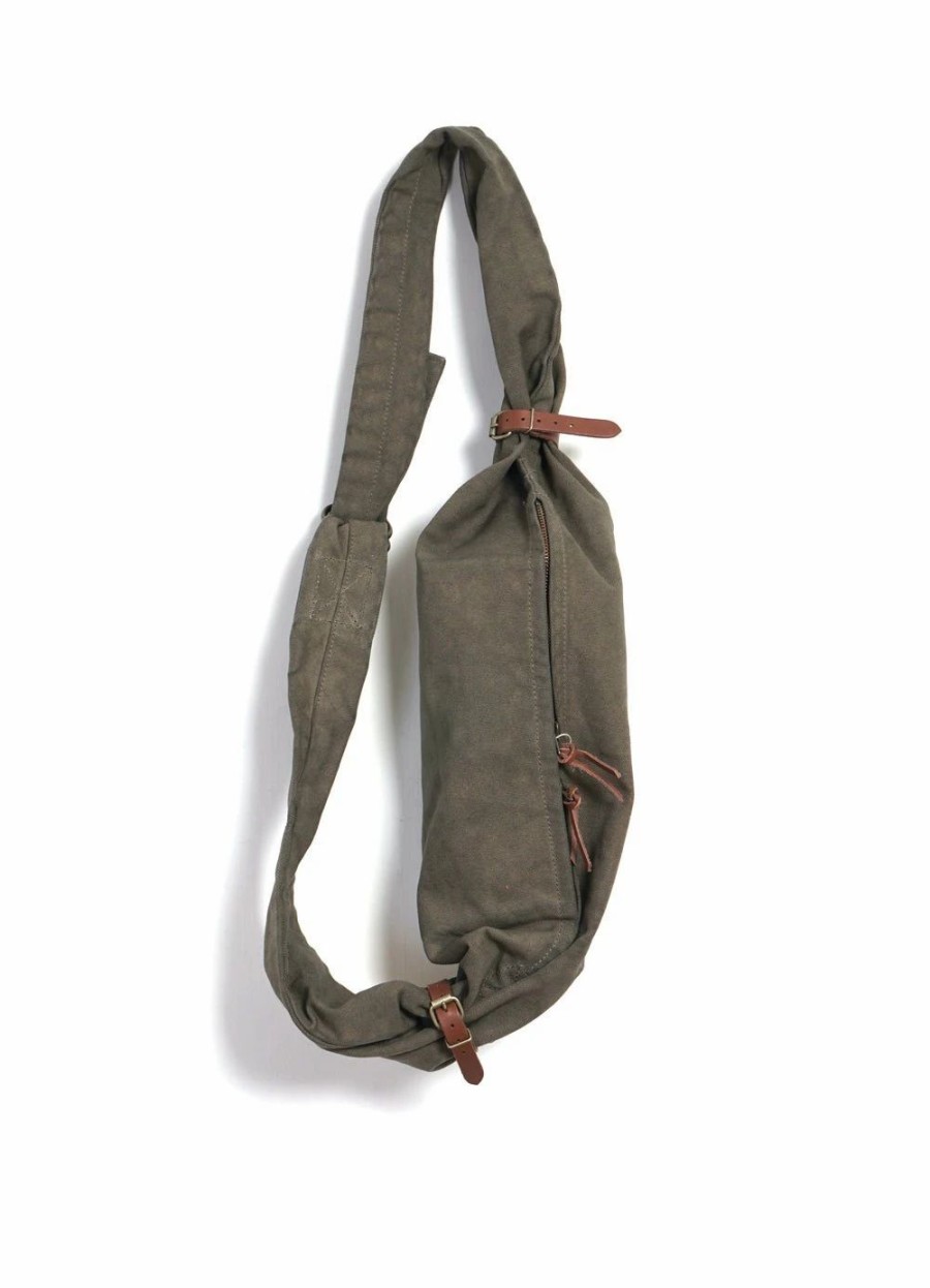 Accessories * | Kapital Little Snufkin #6 | Canvas Bag | Khaki