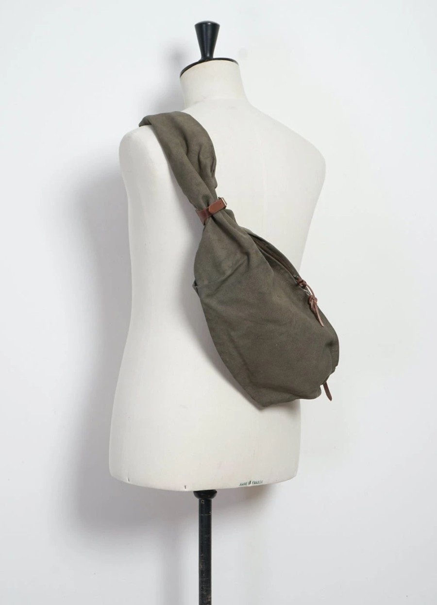 Accessories * | Kapital Little Snufkin #6 | Canvas Bag | Khaki