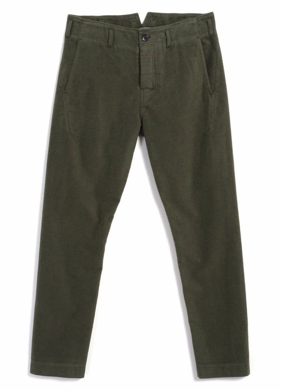 Bottoms * | Hansen Garments Svenning | Slim Fit Trousers | Dark Green