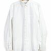 Tops * | Hansen Garments Haakon | Hidden Button Down Shirt | White