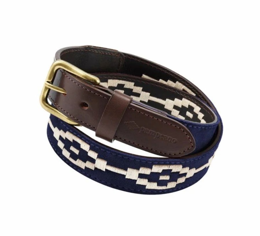 Accessories * | Pampeano Polo Belt | Confianza | Navy