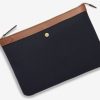 Accessories * | Mismo M/S Pouch Large | Midnight Blue/Cuoio