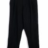 Bottoms * | Hansen Garments Sylvester | Double Pleated Trousers | Black