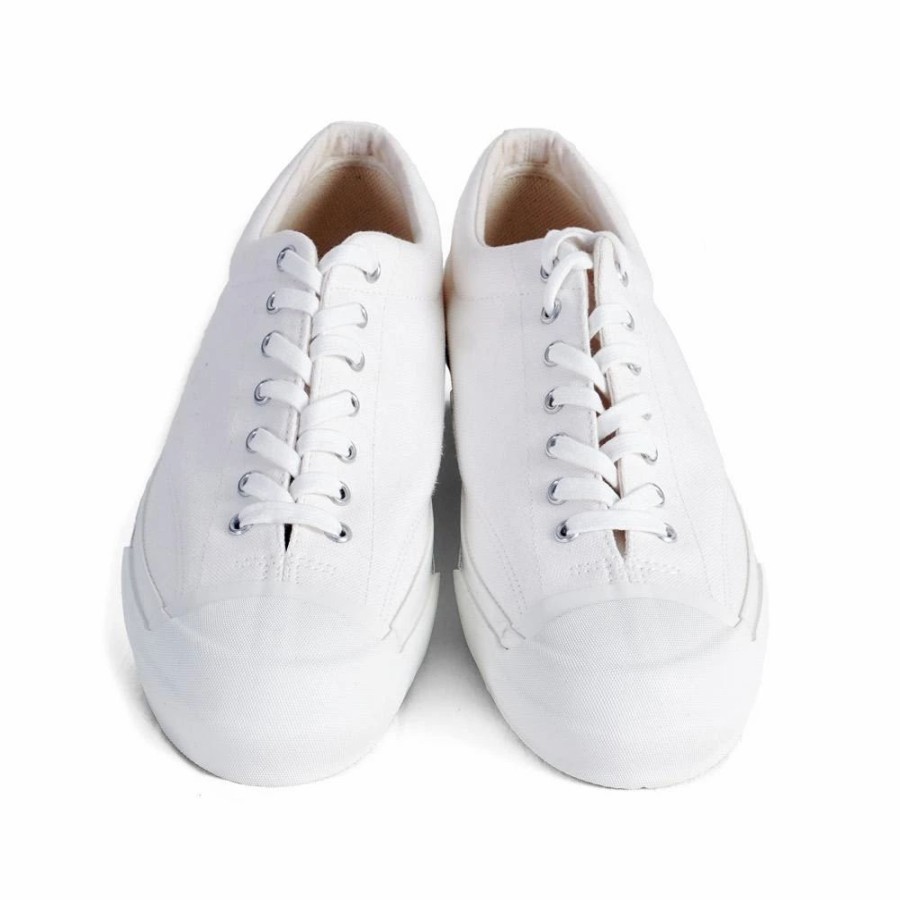 Footwear * | Moonstar Gym Court | Canvas Vulcanised Sole Sneaker | White