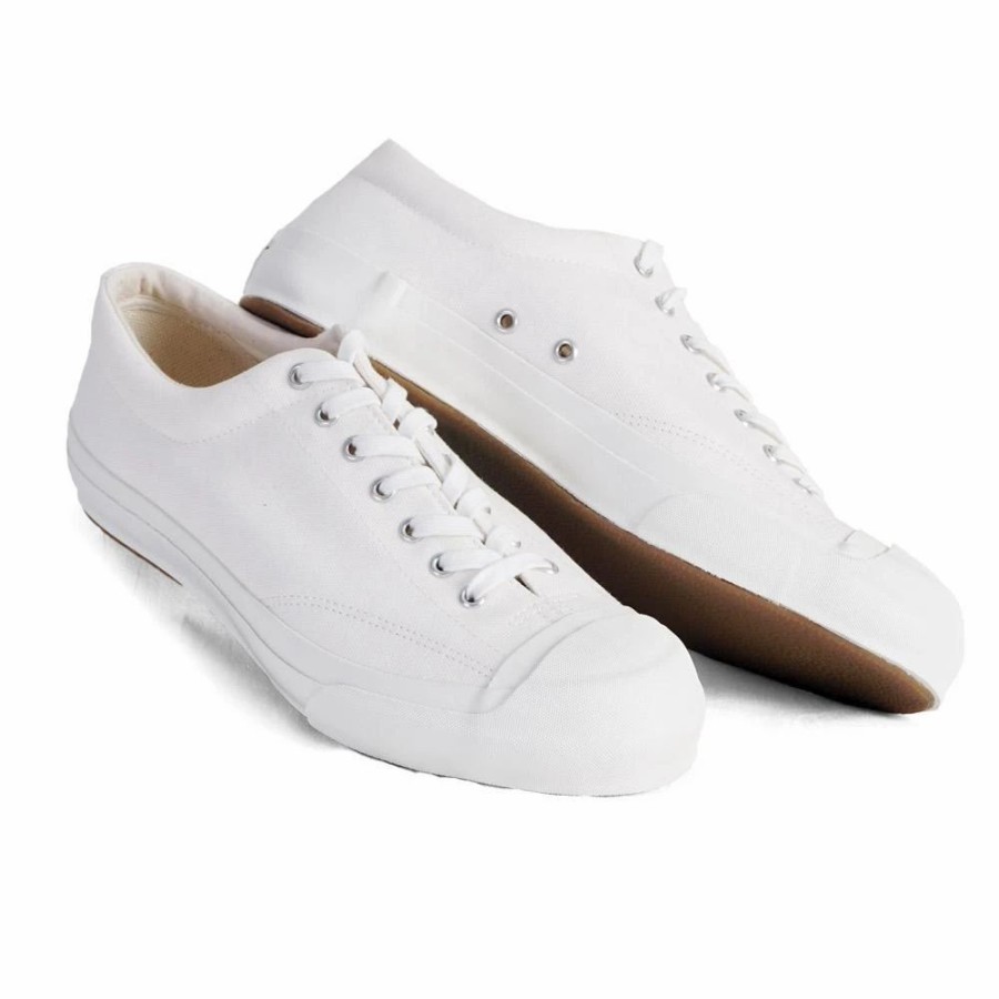 Footwear * | Moonstar Gym Court | Canvas Vulcanised Sole Sneaker | White