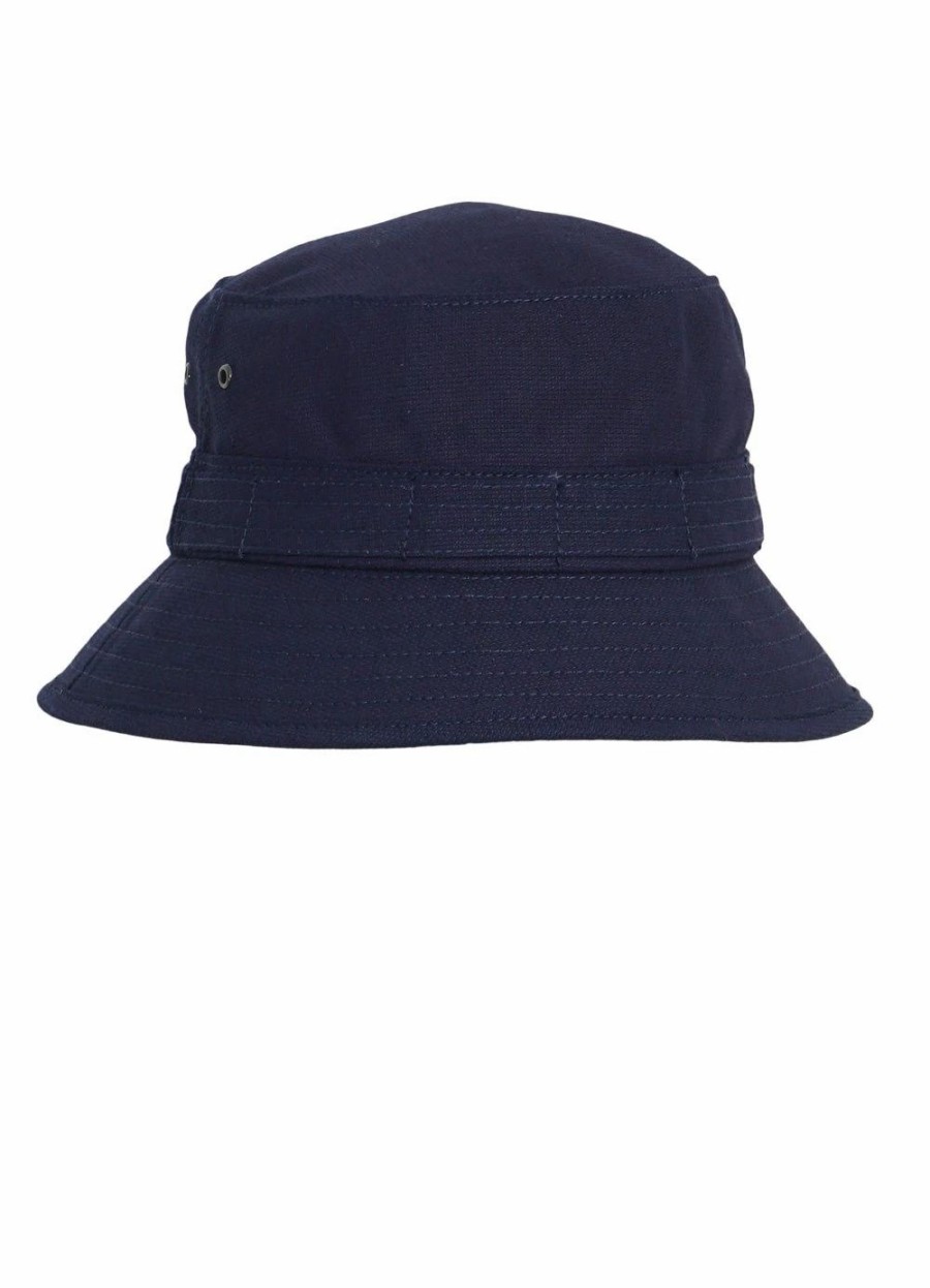 Accessories * | Hansen Garments Edvard | Bucket Hat | Waffle Indigo