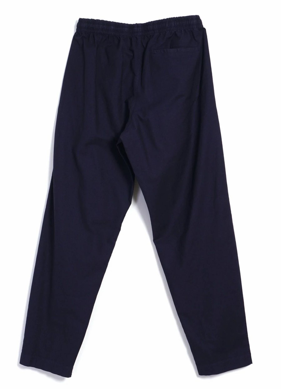 Bottoms * | Hansen Garments Jim | Casual Drawstring Trousers | Blue