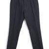 Bottoms * | Hansen Garments Finn | Side Buckle Regular Trousers | Dark Blue