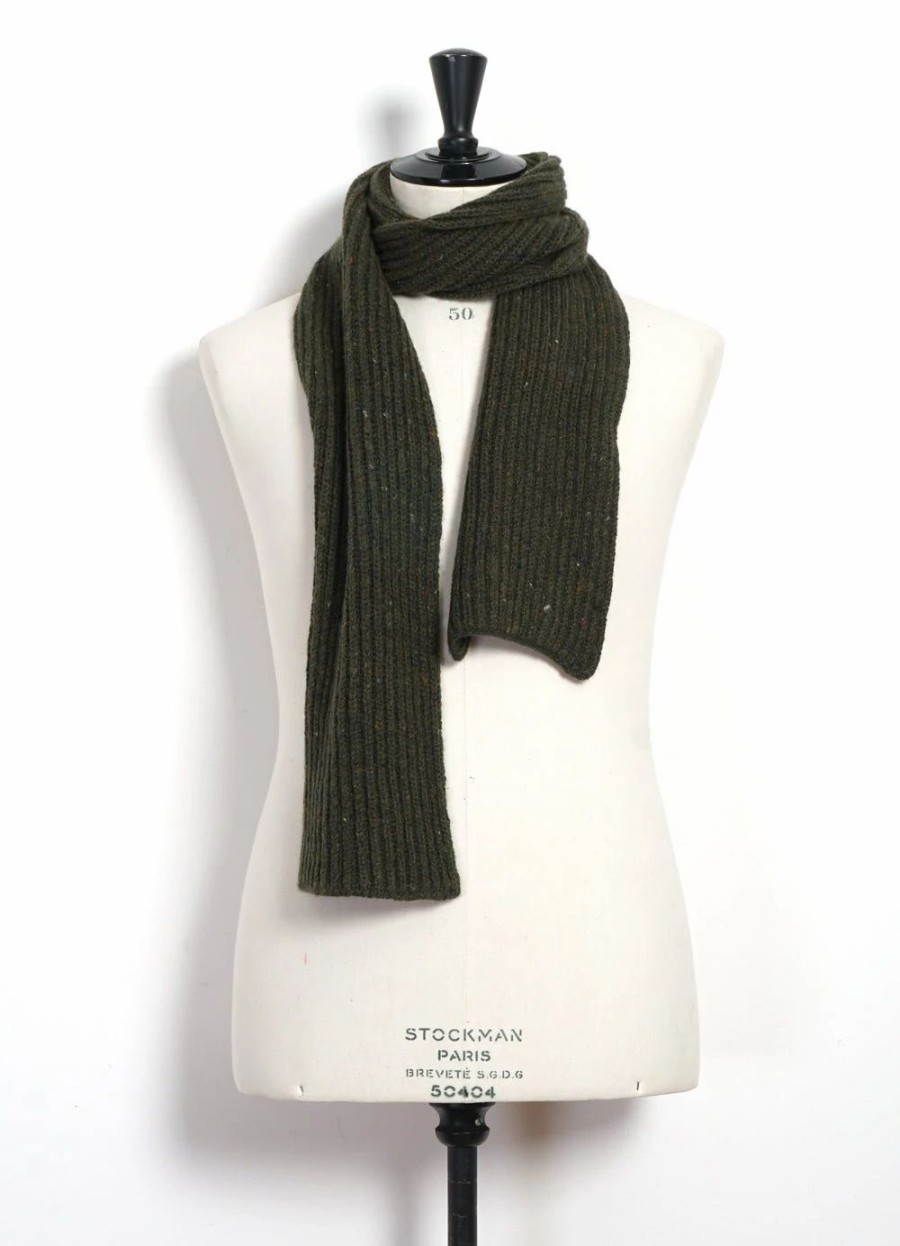 Accessories * | Inis Meain Scarf | Rib Scarf | Loden