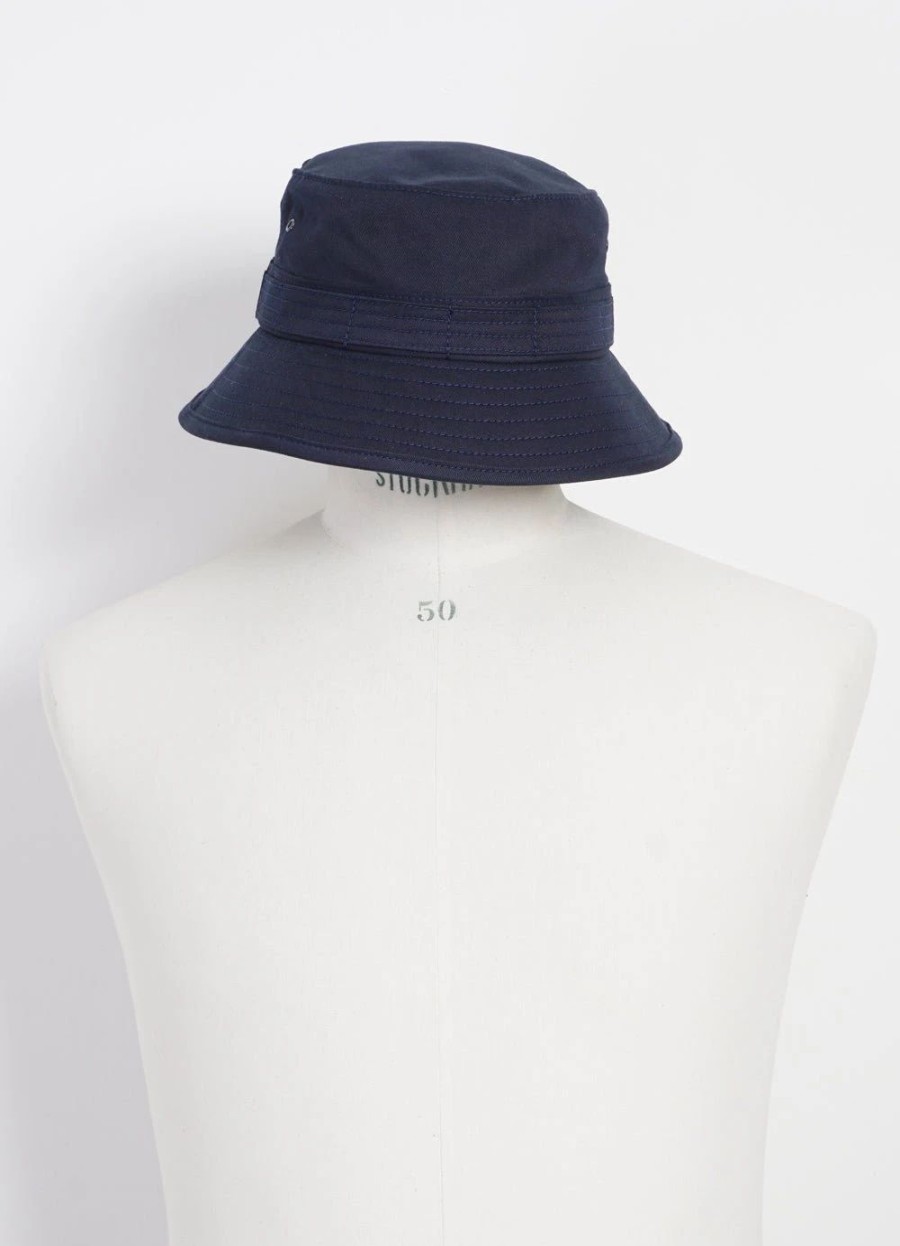 Accessories * | Hansen Garments Edvard | Bucket Hat | Navy