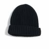 Accessories * | G.R.P Beanie | Merino Wool | Black