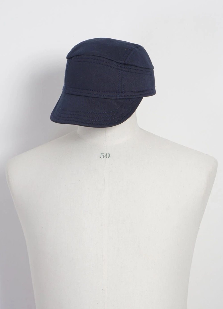 Accessories * | Hansen Garments Eskild | Mechanics Cap | Navy