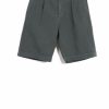 Bottoms * | Hansen Garments Robin | Super Wide Pleated Shorts | Oxidized