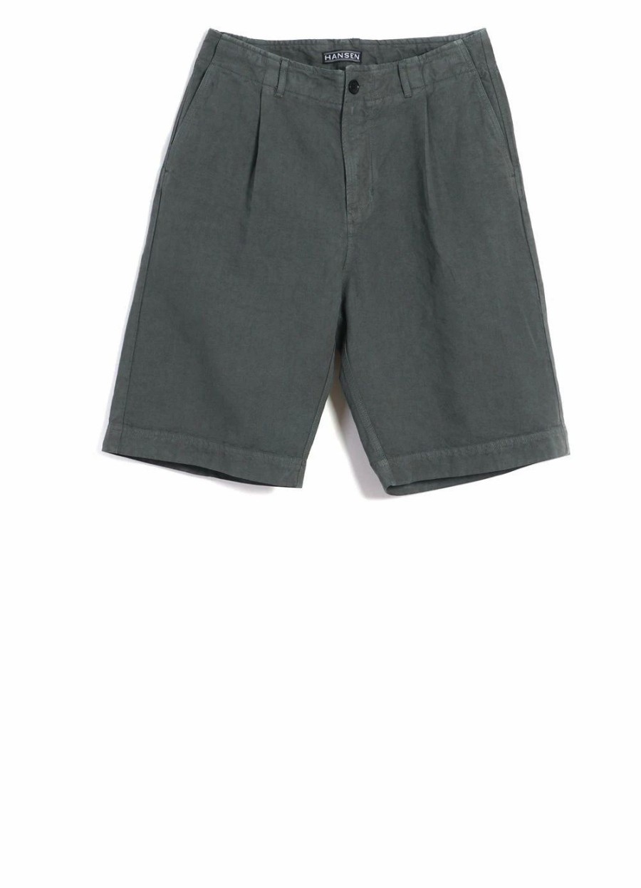 Bottoms * | Hansen Garments Robin | Super Wide Pleated Shorts | Oxidized