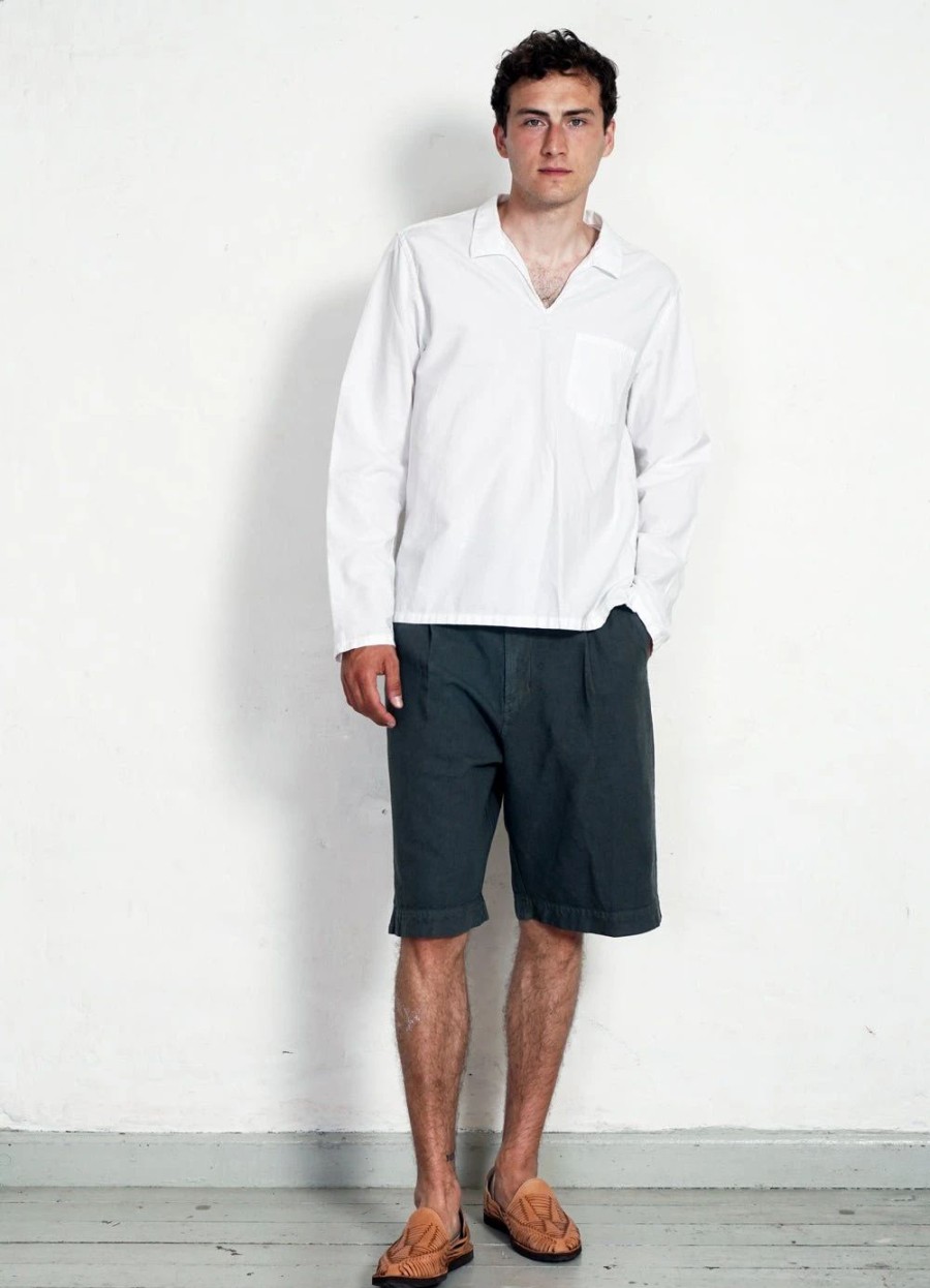 Bottoms * | Hansen Garments Robin | Super Wide Pleated Shorts | Oxidized