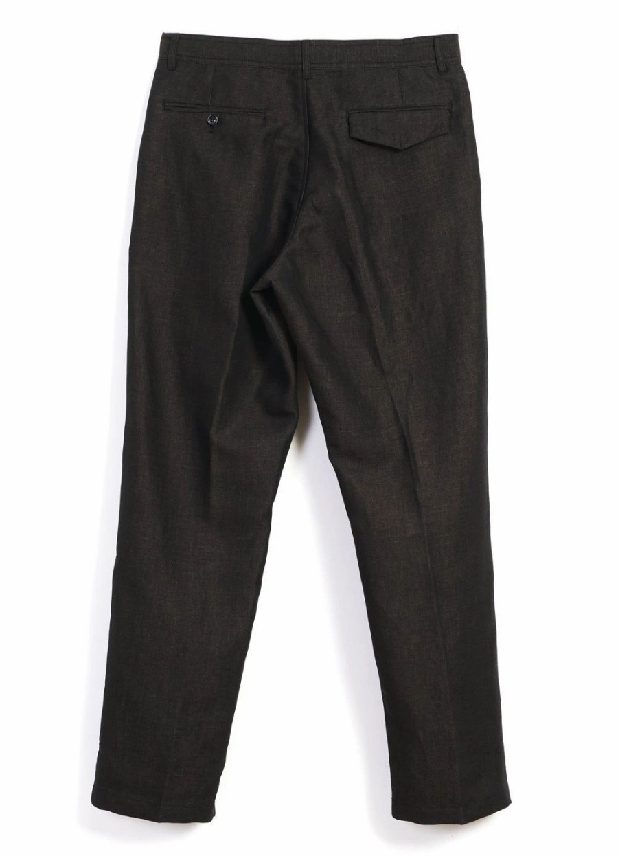 Bottoms * | Hansen Garments Ken | Wide Cut Trousers| Brown