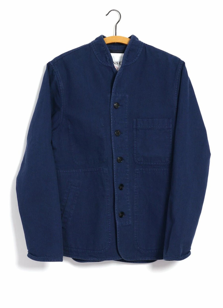 Tops * | Hansen Garments Erling | Refined Work Jacket | Work Blue