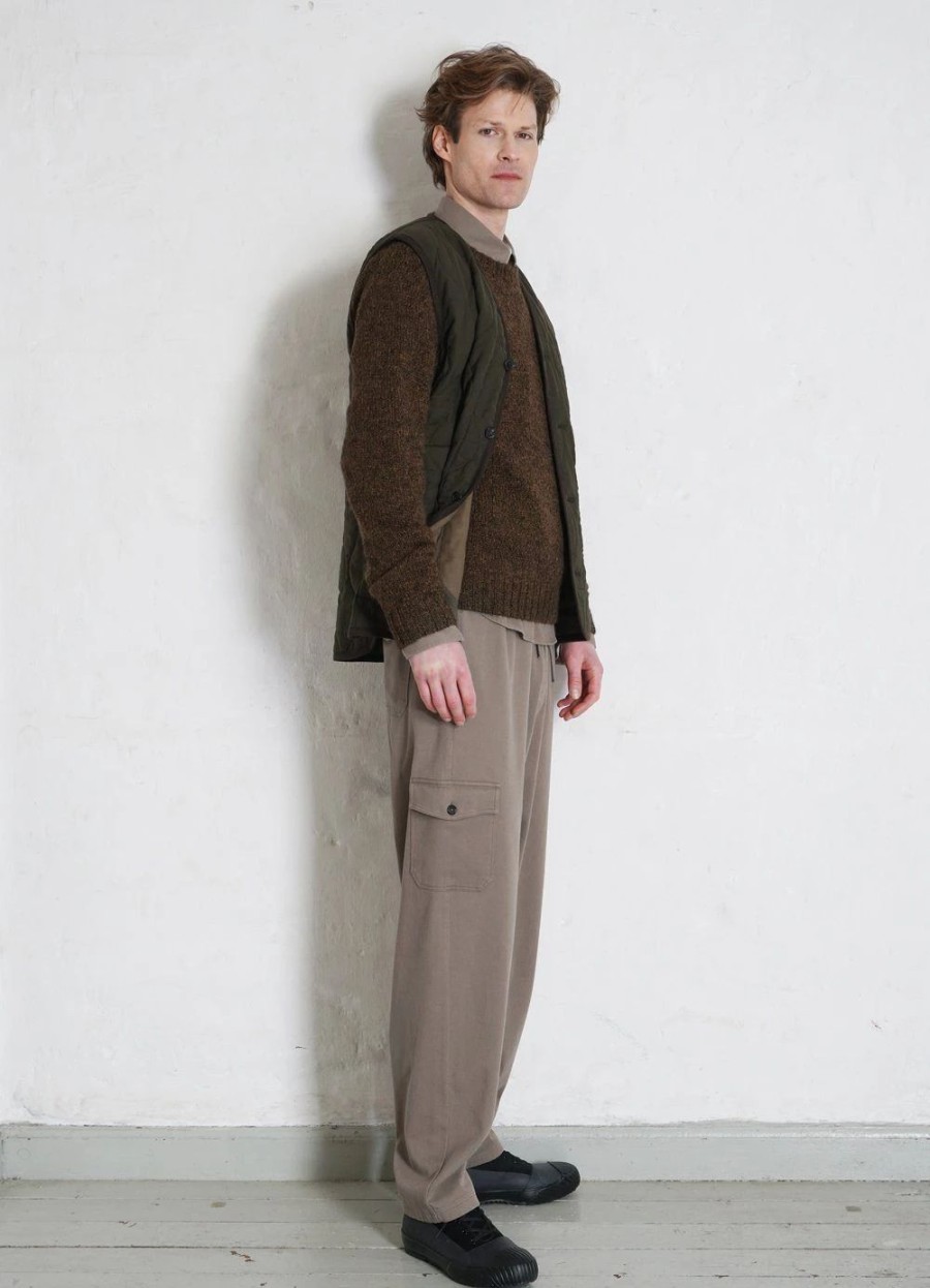 Bottoms * | Hansen Garments Jimmy | Casual Cargo Drawstring Pants | Light Grey