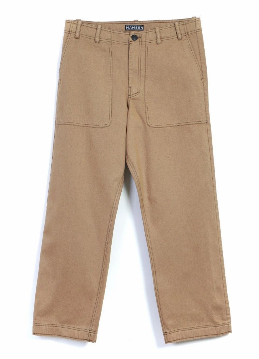 Bottoms * | Hansen Garments Ville | Loose Fit Trousers | Cardboard