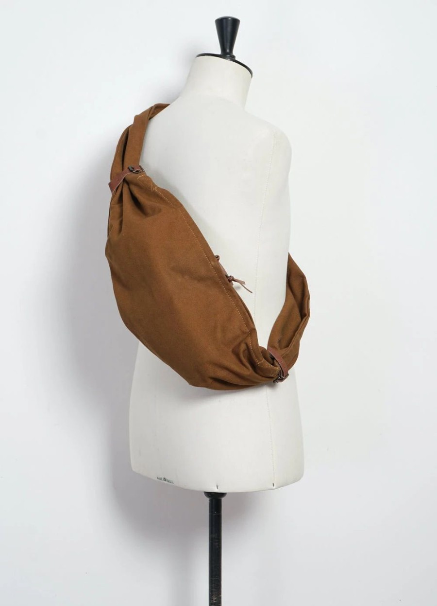 Accessories * | Kapital Little Snufkin #6 | Canvas Bag | Camel