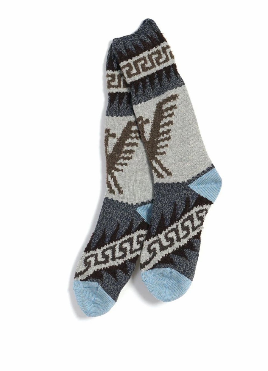 Accessories * | Kapital Cowichan | 96 Yarns Socks | Blue