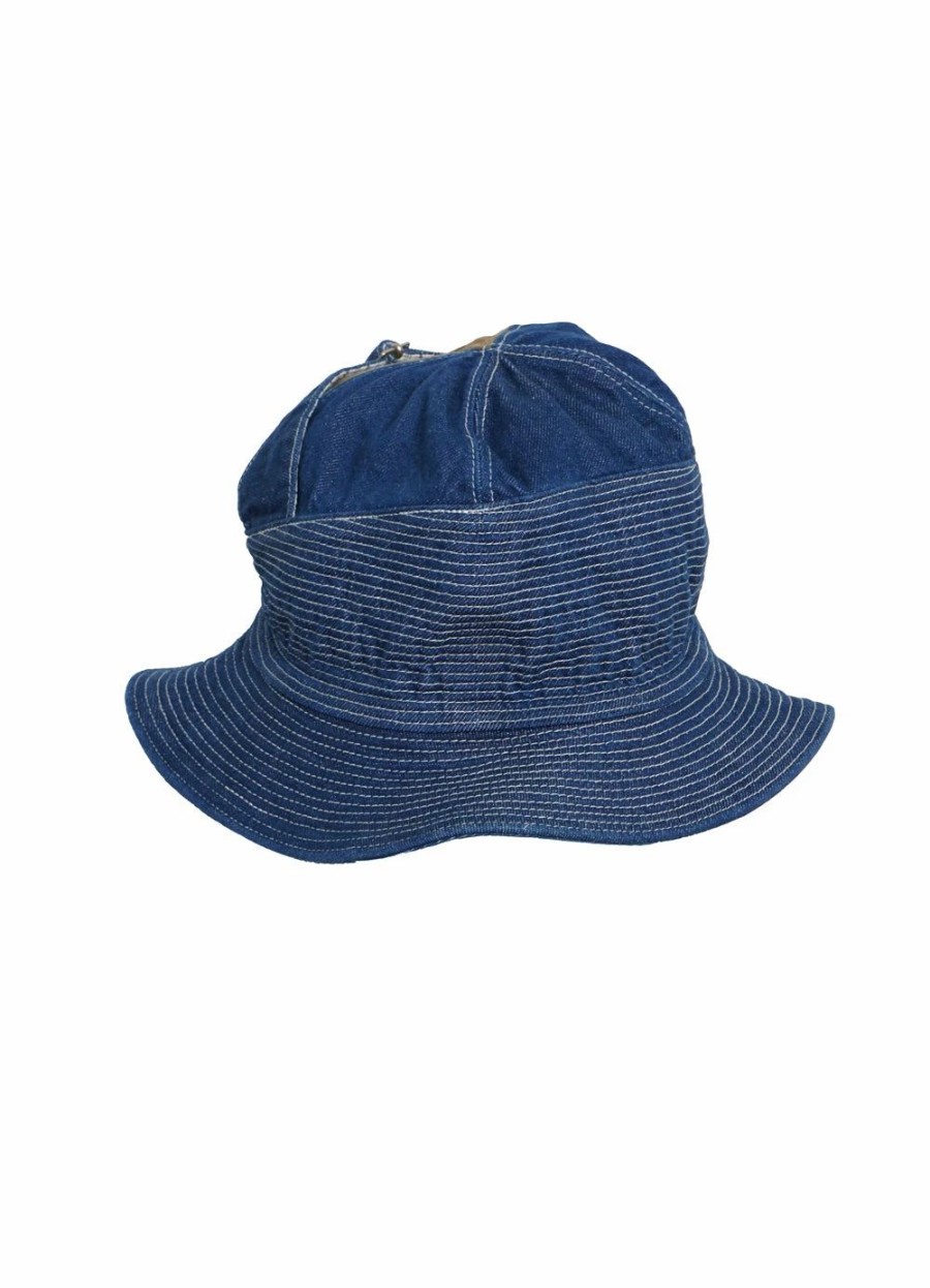 Accessories * | Kapital The Old Man And The Sea | 11.5Oz Denim Hat | Midtone