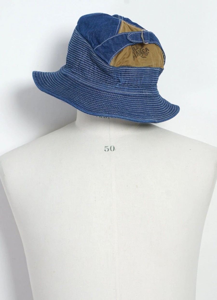 Accessories * | Kapital The Old Man And The Sea | 11.5Oz Denim Hat | Midtone