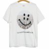 Tops * | Kapital Rain Fes Smile | 20/- Jersey Crew T | White