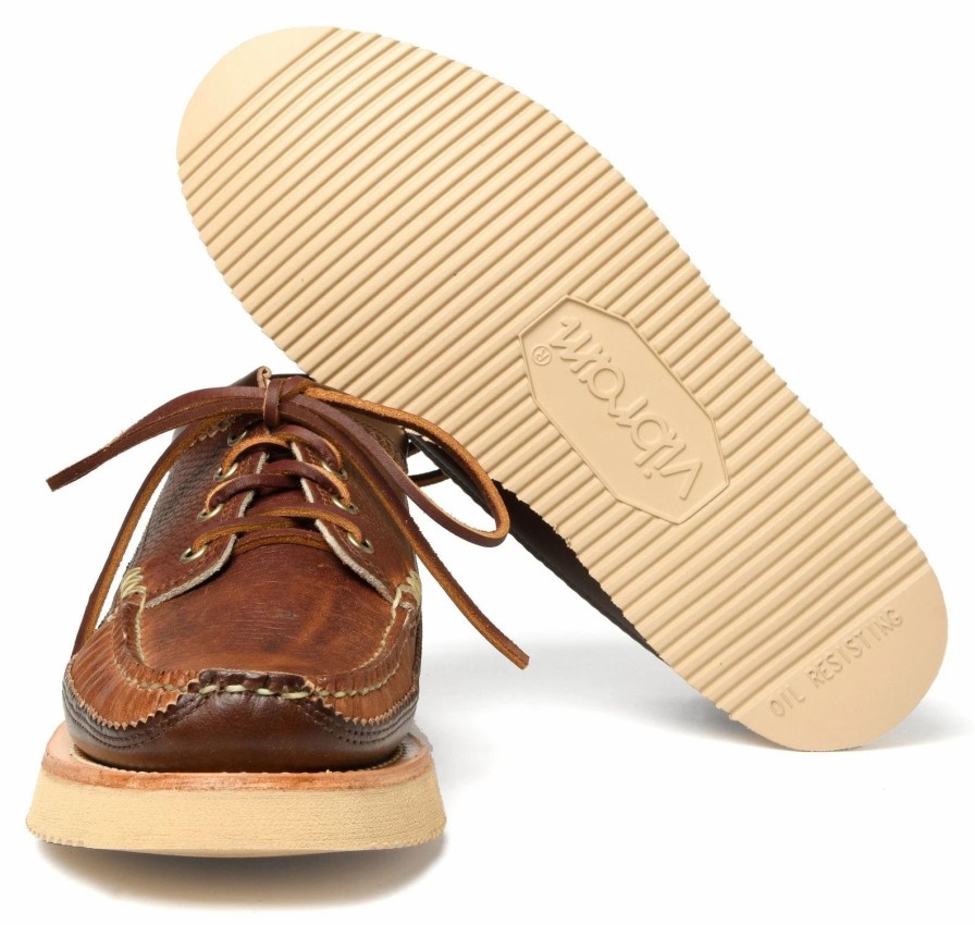 Footwear * | Yuketen Maine Guide Ox | Moccasin Shoe | Cp Brown/G Brown