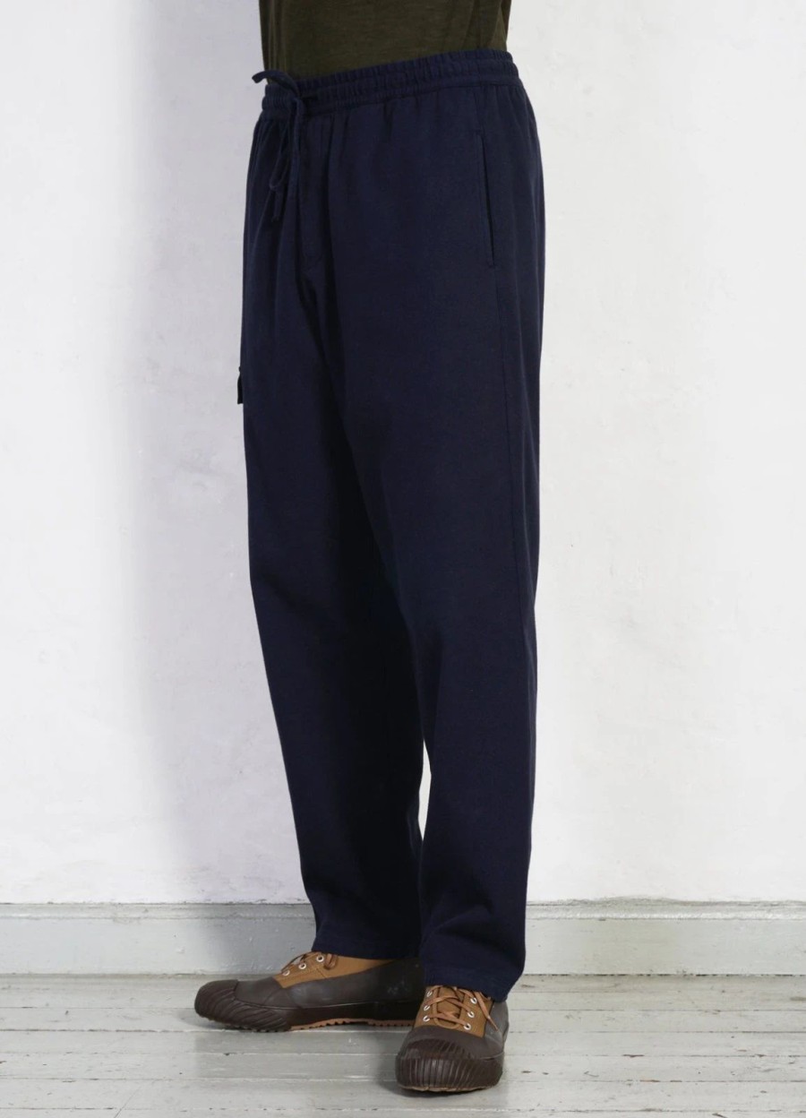 Bottoms * | Hansen Garments Jimmy | Casual Cargo Drawstring Pants | Navy