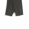 Bottoms * | Hansen Garments Birk | Single Pleated Shorts | Khaki Pin