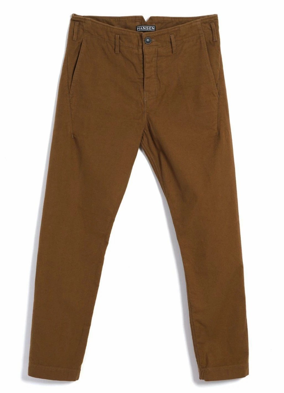 Bottoms * | Hansen Garments Svenning | Slim Fit Trousers | Turmeric