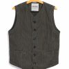 Tops * | Hansen Garments Kaj | Casual Waistcoat | Black Sand