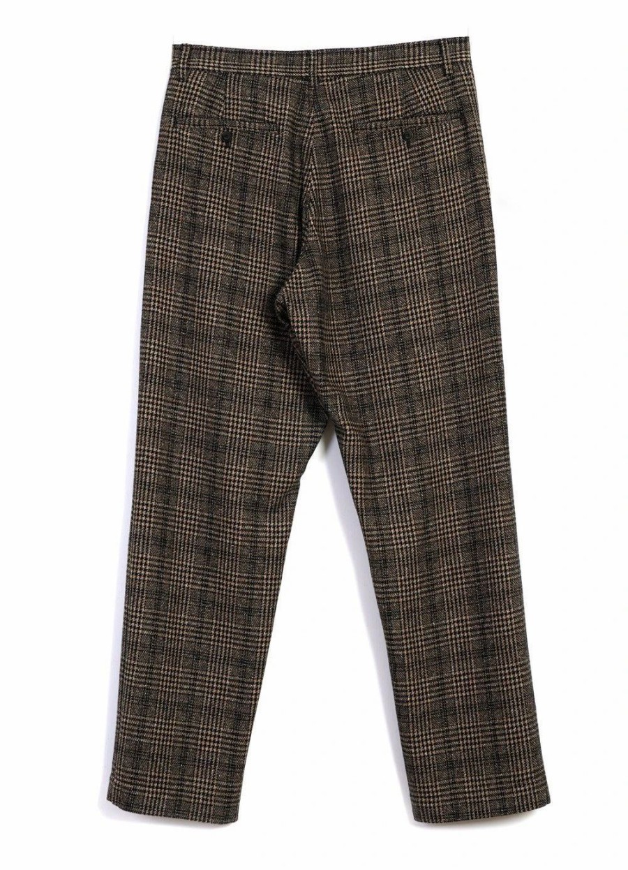 Bottoms * | Hansen Garments Ken | Wide Cut Trousers | Checkered