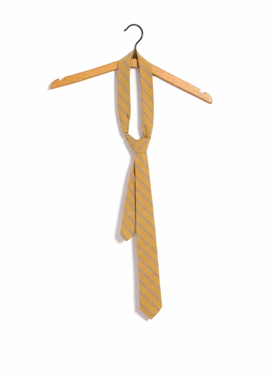 Accessories * | Hansen Garments Tie | Striped Tie | Dijon Stripes