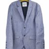 Tops * | Hansen Garments Frederik | Two Button Blazer | Light Blue