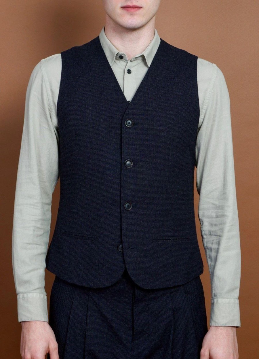 Tops * | Hansen Garments Daniel | Classic Waistcoat | Fjord