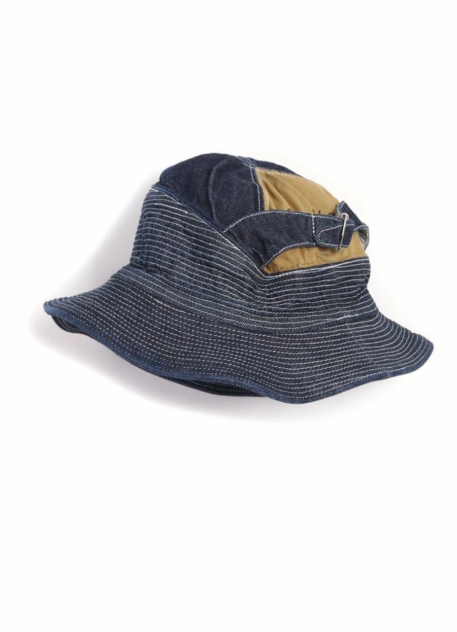 Accessories * | Kapital The Old Man And The Sea | 12Oz Denim Hat | Dark