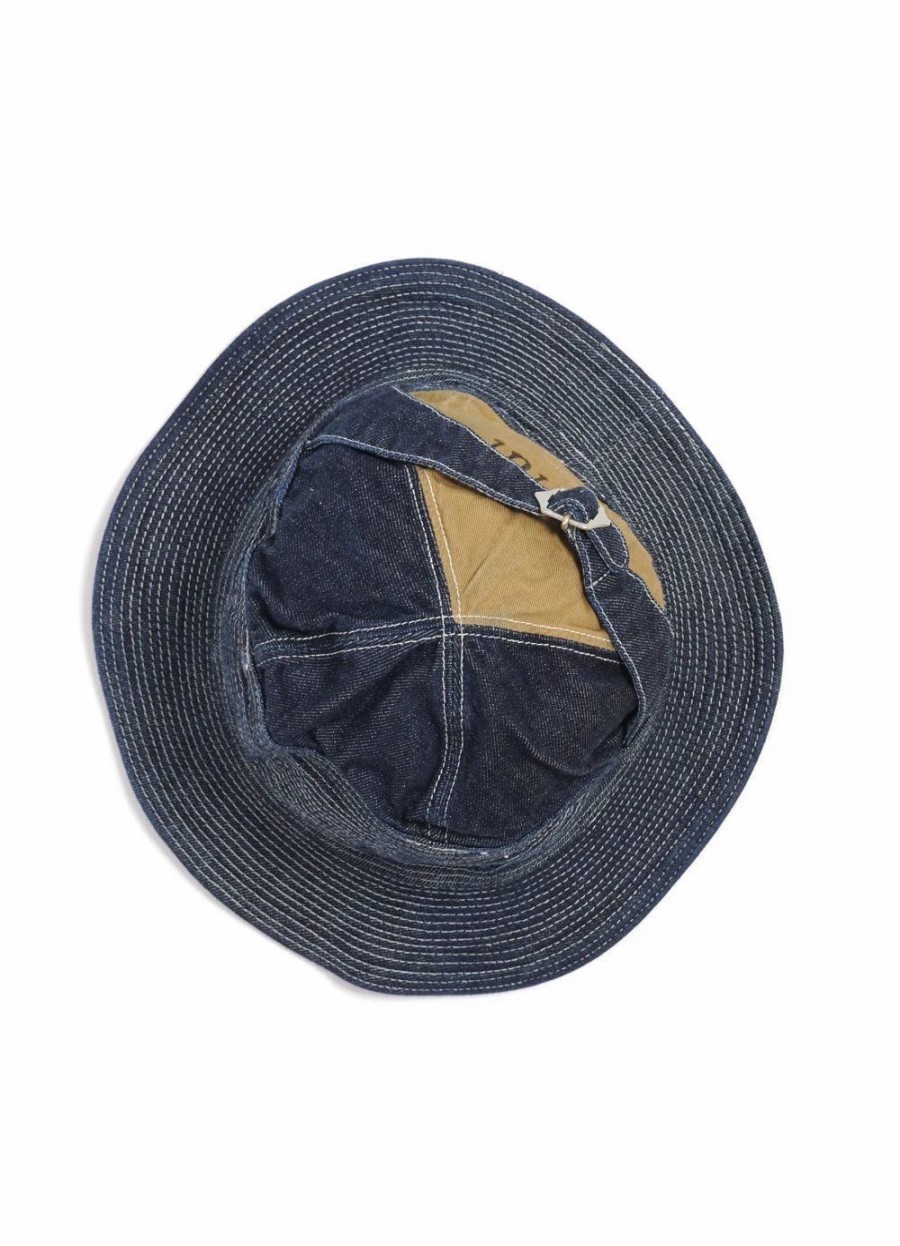 Accessories * | Kapital The Old Man And The Sea | 12Oz Denim Hat | Dark