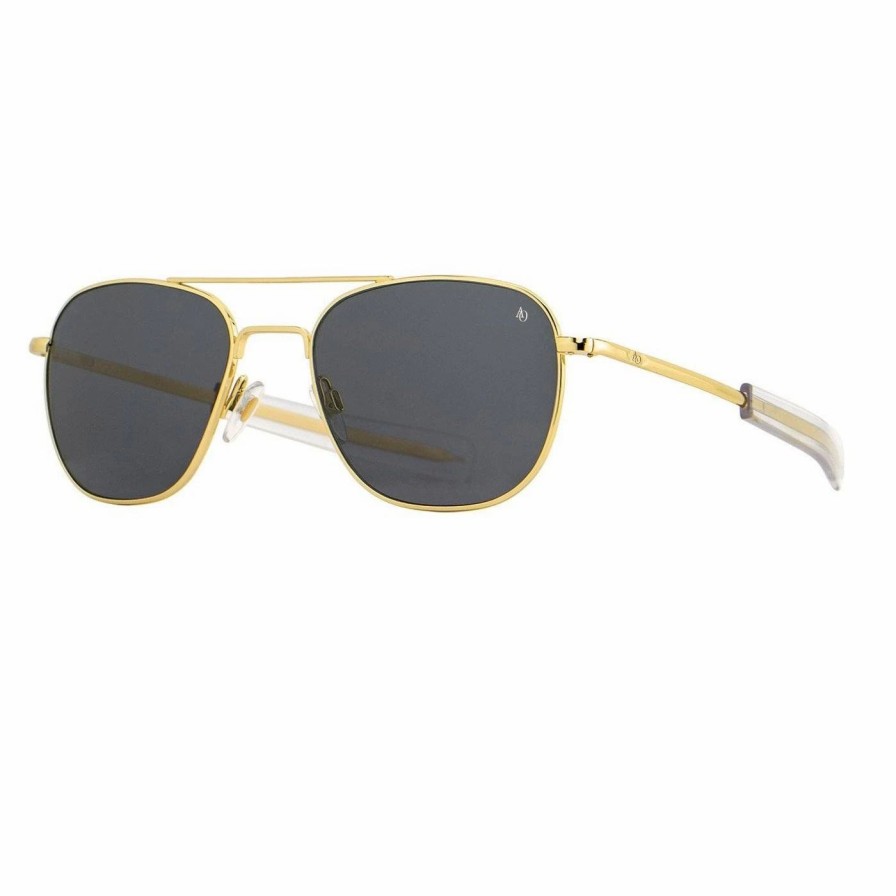 Accessories * | Ao Eyewear | Original Pilot Sunglasses I Gold Grey