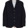 Tops * | Hansen Garments Anker | Four Button Classic Blazer | Deep Indigo