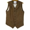 Tops * | Hansen Garments William | Classic Casual Vest | Cognac