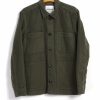 Tops * | Hansen Garments Bertram | Refined Work Jacket | Dark Green