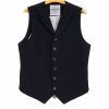 Tops * | Hansen Garments William | Lapel Waistcoat | Deep Indigo