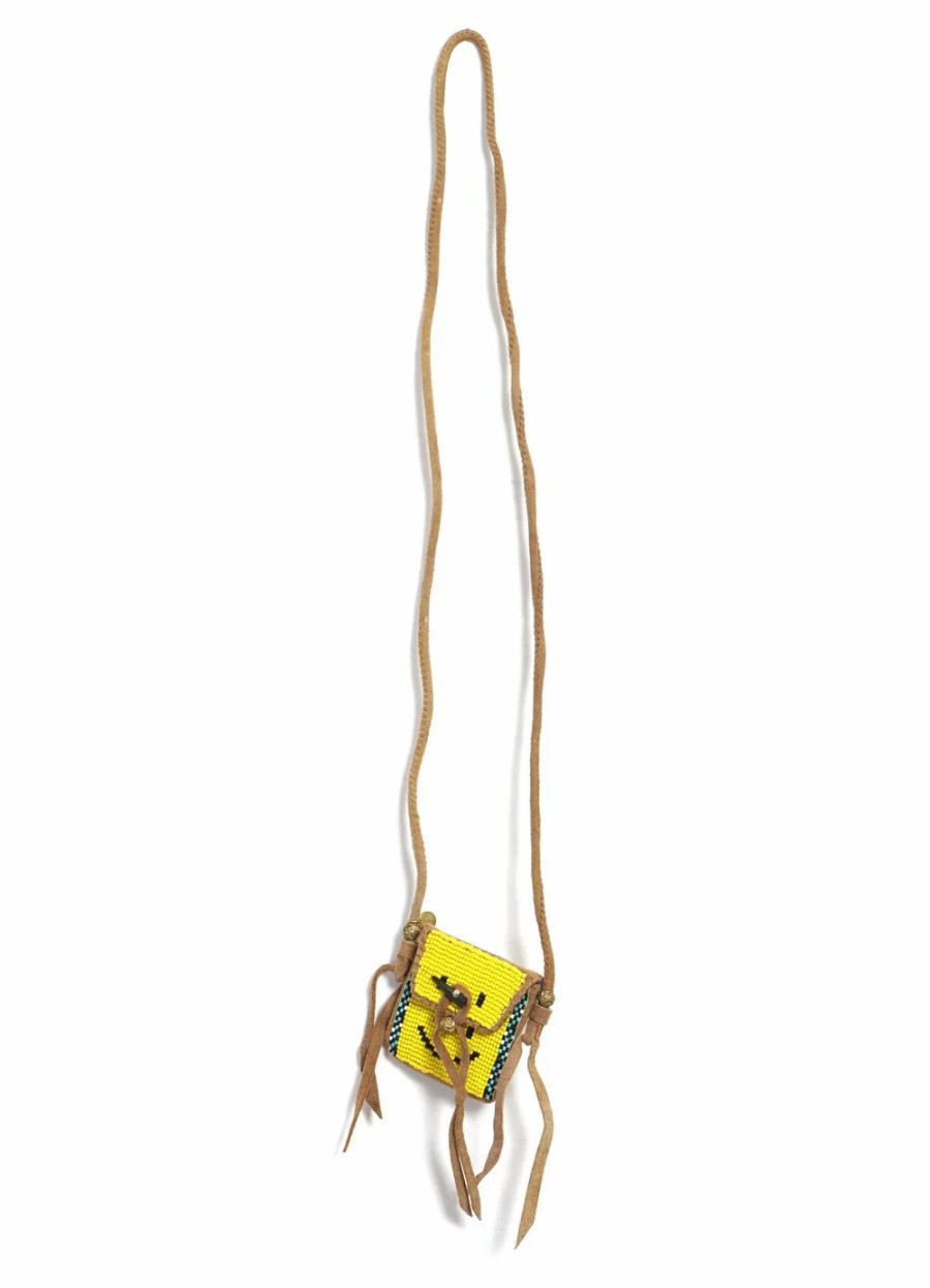 Accessories * | Kapital Pueblo | Deer Leather Charm | Yellow